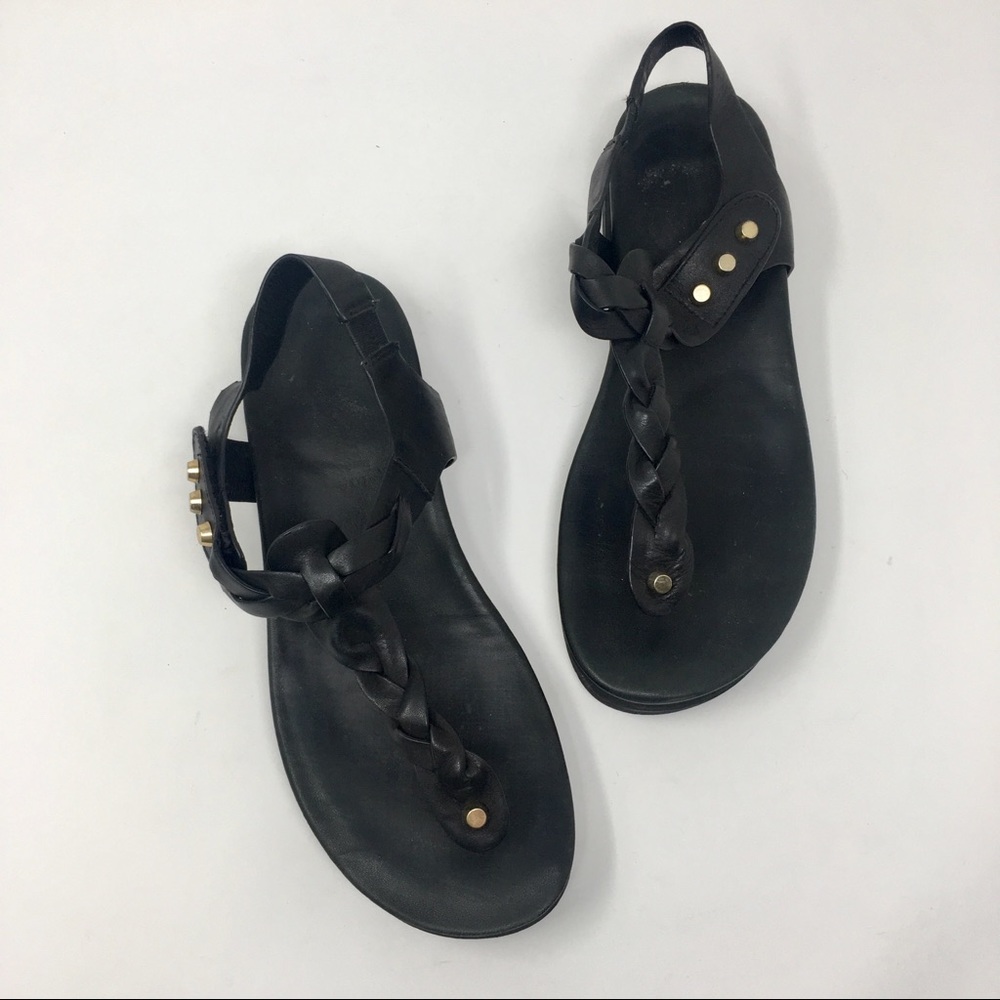 Kenneth Cole Gentle Souls Sand Rock Leather Sandal